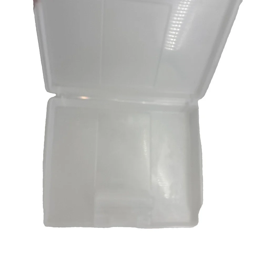 Vintage Rubbermaid‎ Clear Plastic Snap Case Mr Brief Storage Container 1098 90s